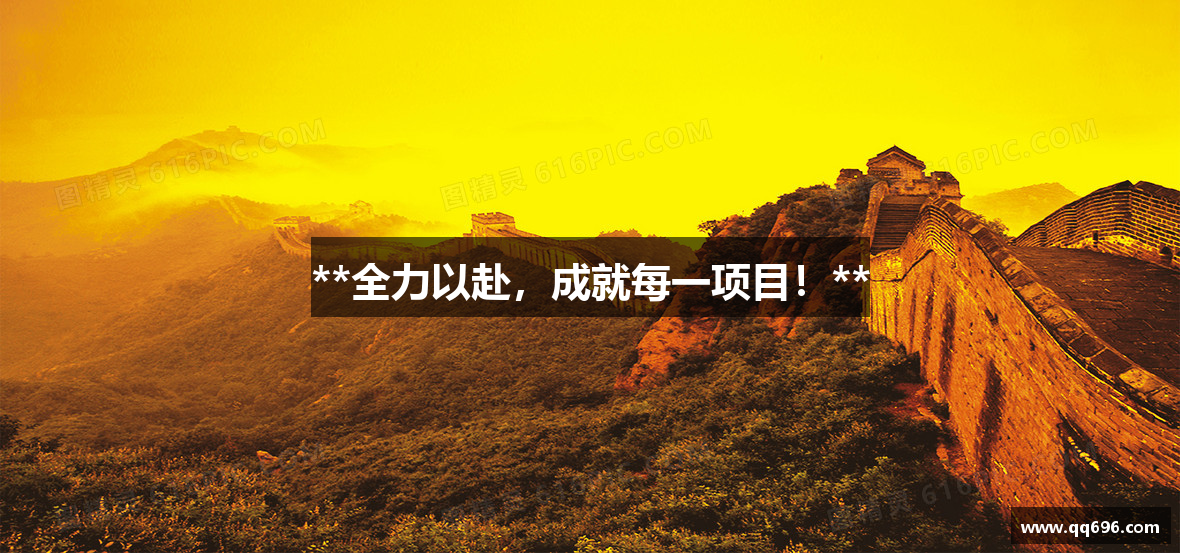 **全力以赴，成就每一项目！**